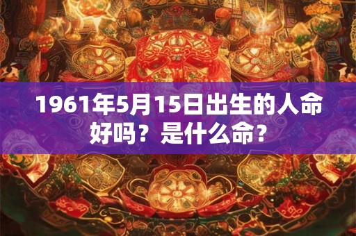 1961年5月15日出生的人命好吗？是什么命？