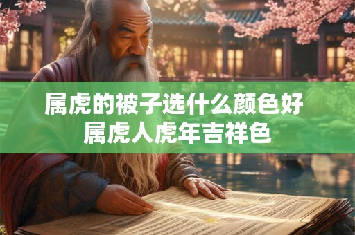 属虎的被子选什么颜色好 属虎人虎年吉祥色
