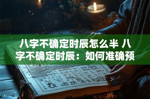 八字不确定时辰怎么半 八字不确定时辰：如何准确预测命运