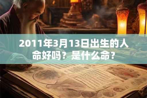 2011年3月13日出生的人命好吗？是什么命？