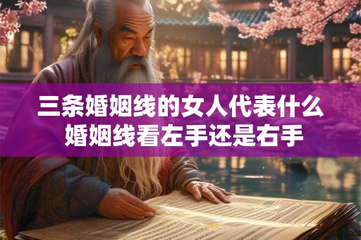 三条婚姻线的女人代表什么 婚姻线看左手还是右手