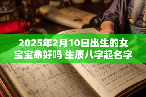2025年2月10日出生的女宝宝命好吗 生辰八字起名字
