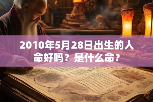 2010年5月28日出生的人命好吗？是什么命？