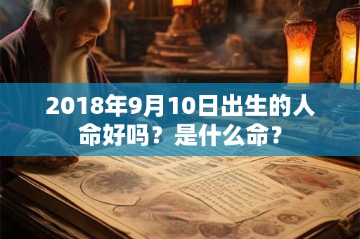 2018年9月10日出生的人命好吗？是什么命？