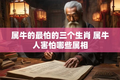 属牛的最怕的三个生肖 属牛人害怕哪些属相