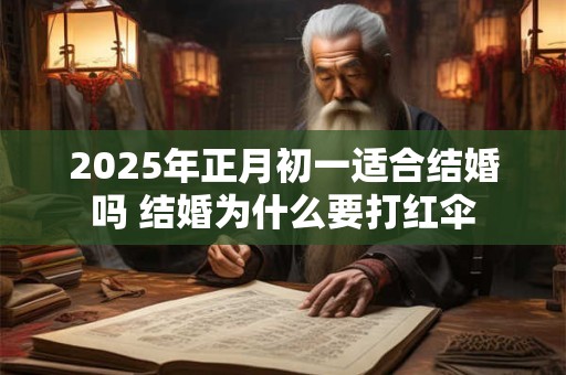 2025年正月初一适合结婚吗 结婚为什么要打红伞 2025年正月初一适合结婚吗 结婚为什么要打红伞