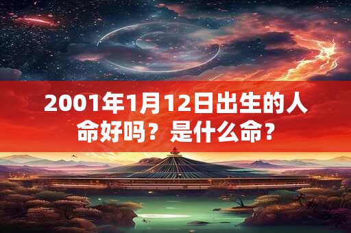 2001年1月12日出生的人命好吗？是什么命？
