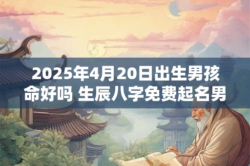 2025年4月20日出生男孩命好吗 生辰八字免费起名男孩