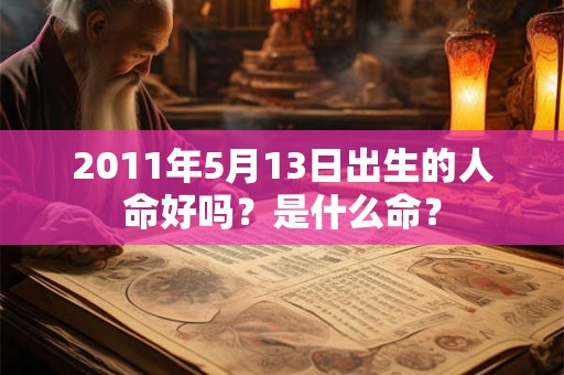 2011年5月13日出生的人命好吗？是什么命？