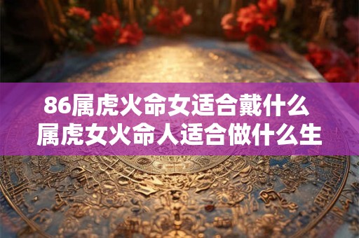 86属虎火命女适合戴什么 属虎女火命人适合做什么生意 86属虎火命女适合戴什么 属虎女火命人适合做什么生意