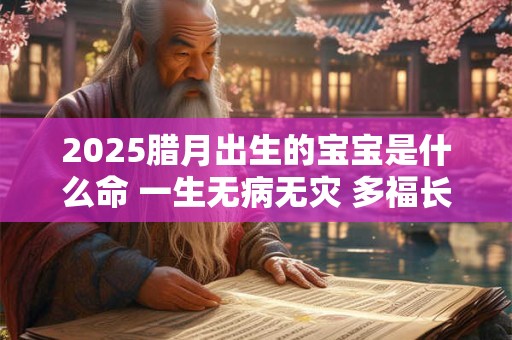 2025腊月出生的宝宝是什么命 一生无病无灾 多福长寿