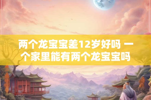 两个龙宝宝差12岁好吗 一个家里能有两个龙宝宝吗