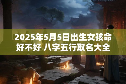 详细阅读:2025年5月5日出生女孩命好不好 八字五行取名大全 2025年5月5日出生女孩命好不好 八字五行取名大全