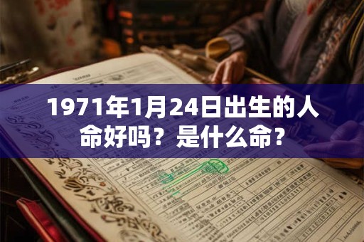 1971年1月24日出生的人命好吗？是什么命？