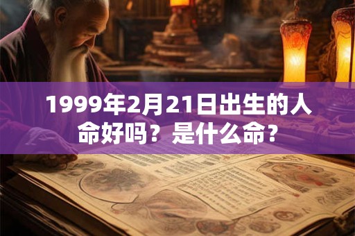 1999年2月21日出生的人命好吗？是什么命？