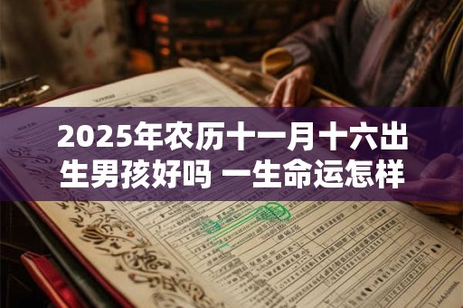 2025年农历十一月十六出生男孩好吗 一生命运怎样