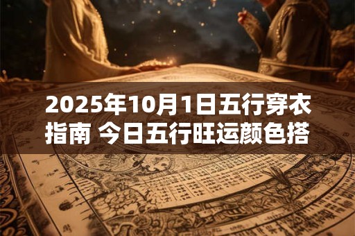 2025年10月1日五行穿衣指南 今日五行旺运颜色搭配