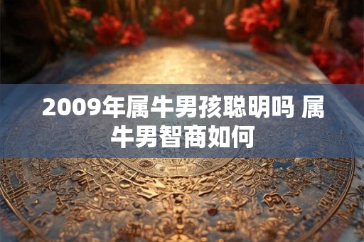 2009年属牛男孩聪明吗 属牛男智商如何