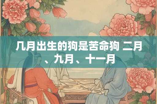 几月出生的狗是苦命狗 二月、九月、十一月 几月出生的狗是苦命狗 二月、九月、十一月