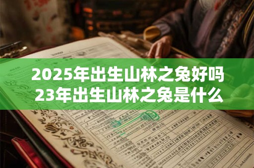 2025年出生山林之兔好吗 23年出生山林之兔是什么命