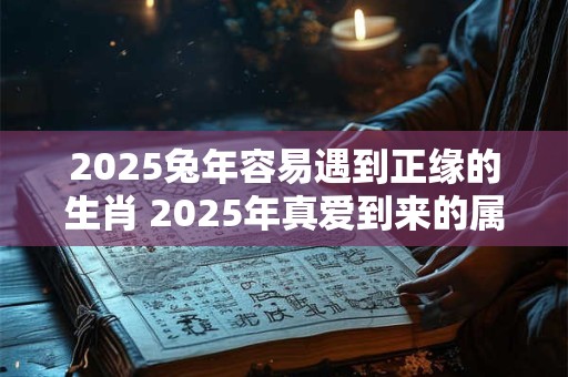 2025兔年容易遇到正缘的生肖 2025年真爱到来的属相