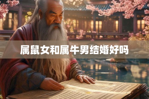 属鼠女和属牛男结婚好吗