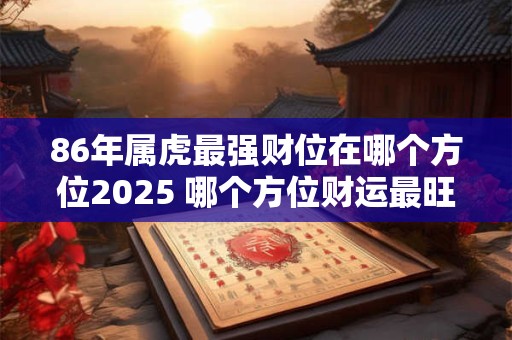 86年属虎最强财位在哪个方位2025 哪个方位财运最旺