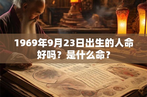 1969年9月23日出生的人命好吗？是什么命？