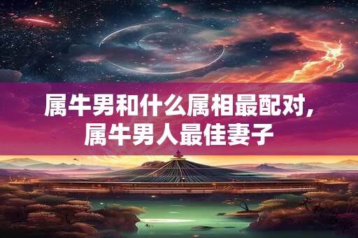 属牛男和什么属相最配对,属牛男人最佳妻子