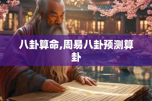 八卦算命,周易八卦预测算卦