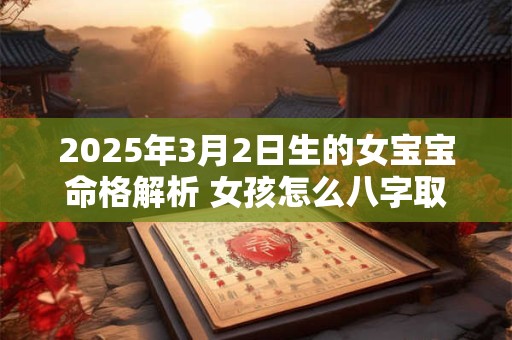 2025年3月2日生的女宝宝命格解析 女孩怎么八字取名