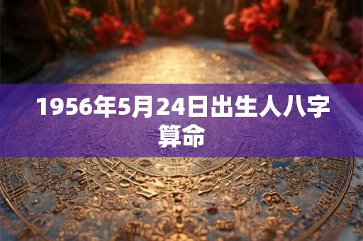 详细阅读:1956年5月24日出生人八字算命 1956年5月24日出生人八字算命