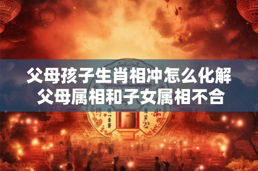 父母孩子生肖相冲怎么化解 父母属相和子女属相不合怎么破解