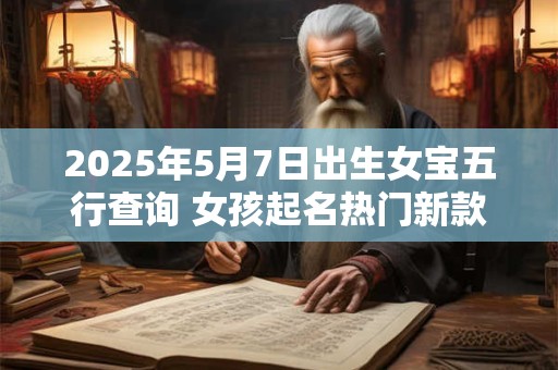 2025年5月7日出生女宝五行查询 女孩起名热门新款