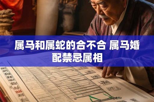 属马和属蛇的合不合 属马婚配禁忌属相