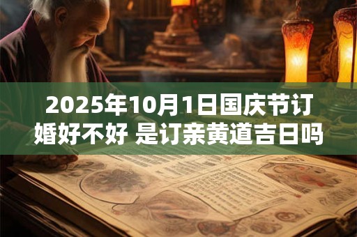 2025年10月1日国庆节订婚好不好 是订亲黄道吉日吗