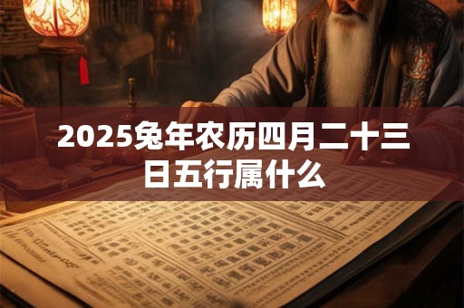 2025兔年农历四月二十三日五行属什么