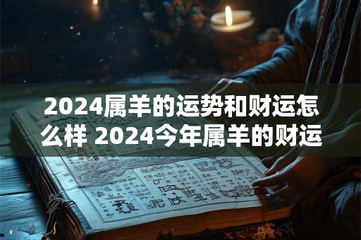 2024属羊的运势和财运怎么样 2024今年属羊的财运和运气怎么样