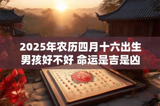2025年农历四月十六出生男孩好不好 命运是吉是凶