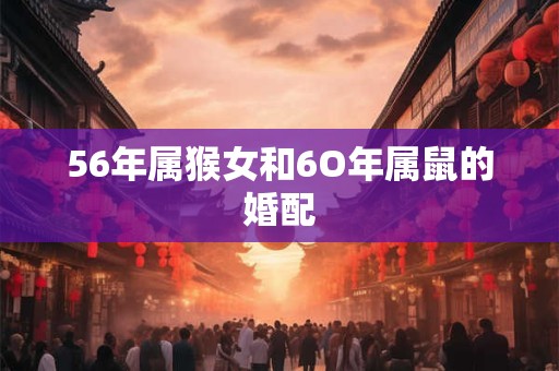 56年属猴女和6O年属鼠的婚配 56年属猴女和6O年属鼠的婚配