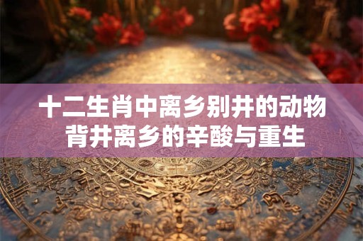 十二生肖中离乡别井的动物 背井离乡的辛酸与重生