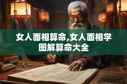 女人面相算命,女人面相学图解算命大全