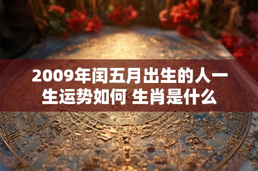 2009年闰五月出生的人一生运势如何 生肖是什么