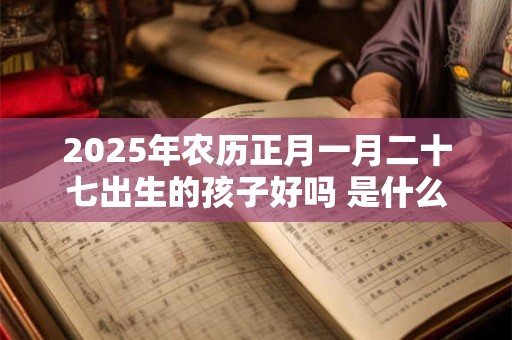 2025年农历正月一月二十七出生的孩子好吗 是什么命