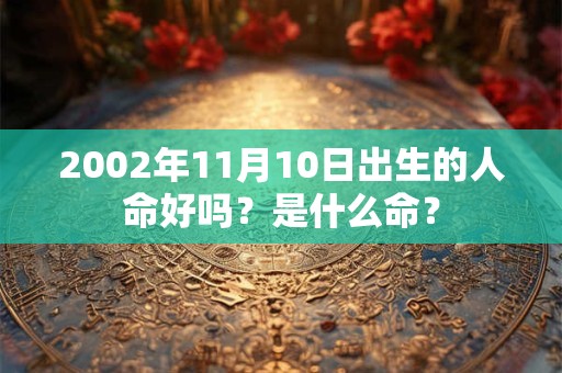 2002年11月10日出生的人命好吗？是什么命？