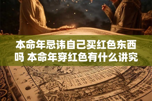 本命年忌讳自己买红色东西吗 本命年穿红色有什么讲究 本命年忌讳自己买红色东西吗 本命年穿红色有什么讲究