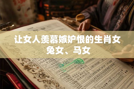 详细阅读:让女人羡慕嫉妒恨的生肖女 兔女、马女 让女人羡慕嫉妒恨的生肖女 兔女、马女