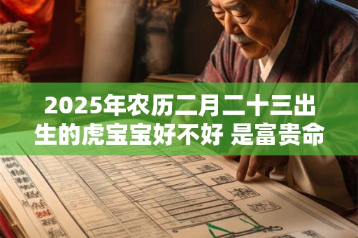 2025年农历二月二十三出生的虎宝宝好不好 是富贵命吗