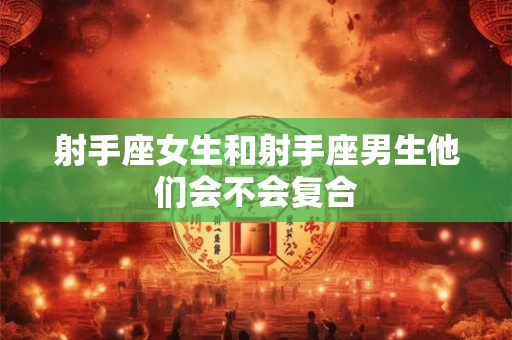 射手座女生和射手座男生他们会不会复合