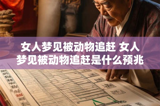 女人梦见被动物追赶 女人梦见被动物追赶是什么预兆